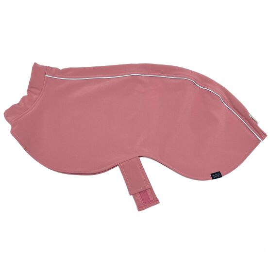 Sportowa derka softshell z odblaskami kwarcowy róż/róż melanż