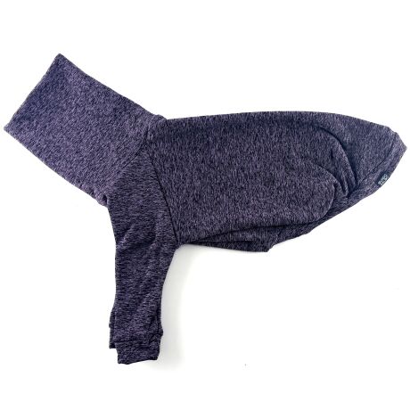 Bluza sportowa dla charta fioletowa melanż